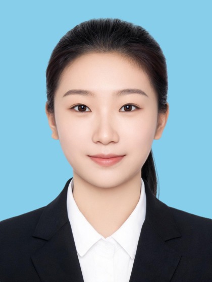 浅蓝底证件照